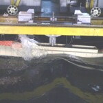 Изследване заливаемостта на кораб на насрещно вълнение Изследване заливаемостта на кораб на насрещно вълнение